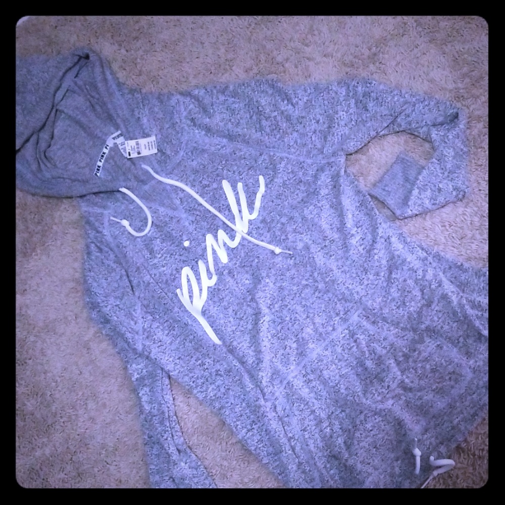 Super soft Pink by Victoria's Secret hoodie nightg